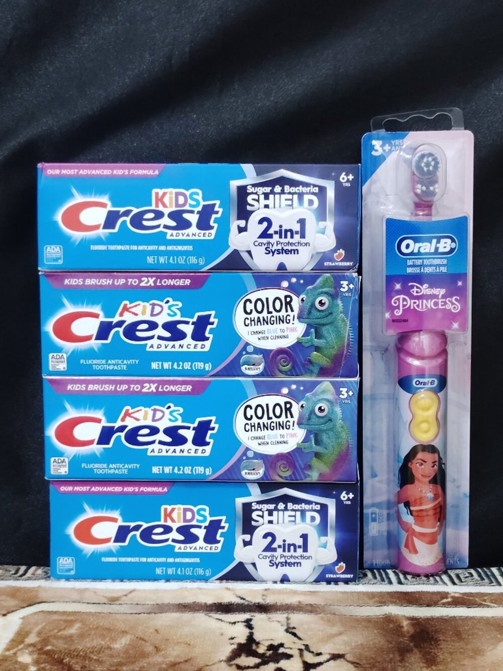 Crest Kids Toothpaste & Oral-B Disney Princess Toothbrush